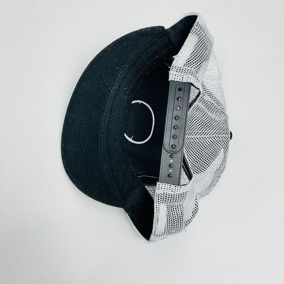 Snap-on Trucker‎ Hat Patch Logo Snapback Black/Charcoal Mesh Never Compromise - Picture 6 of 9